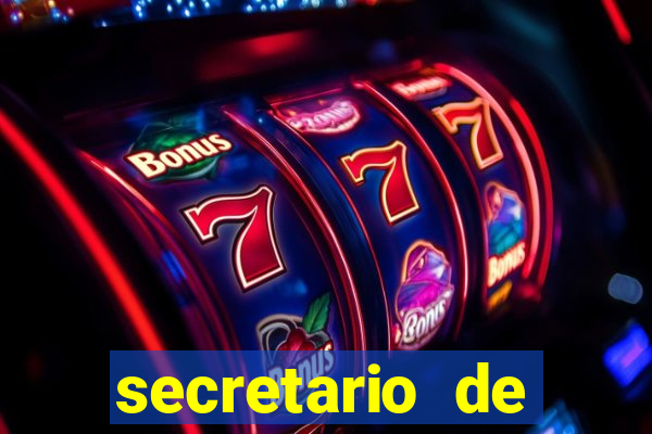 secretario de esporte salario